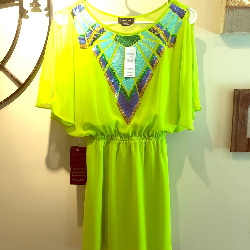 Bebe Sequin Dress